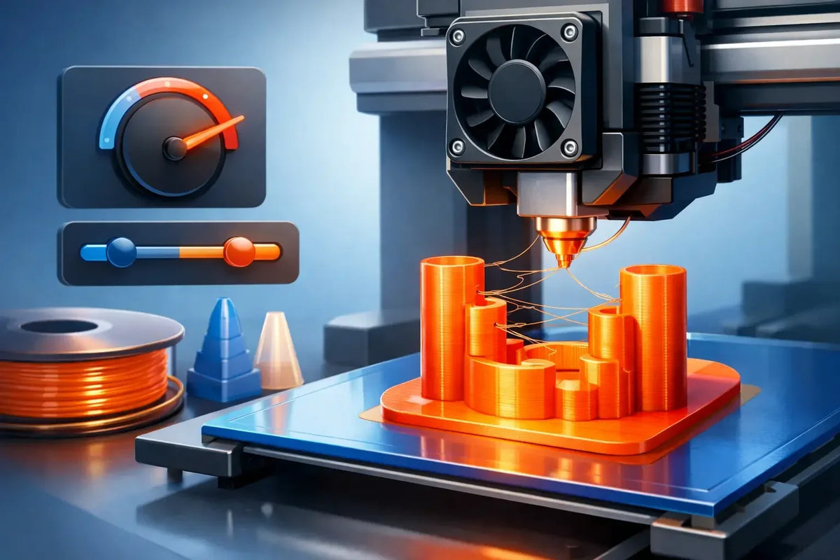 Rezolvare stringing PETG prin setări precise