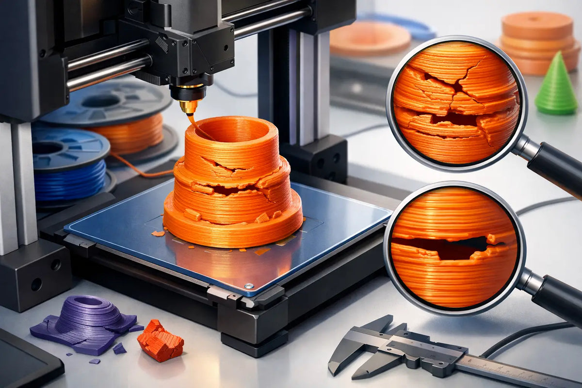 De ce apar straturi imperfecte la printarea 3D?