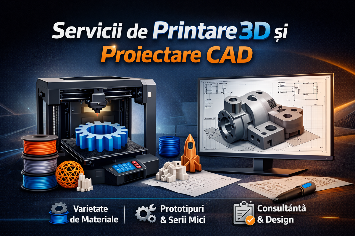 Servicii de printare 3D si proiectare